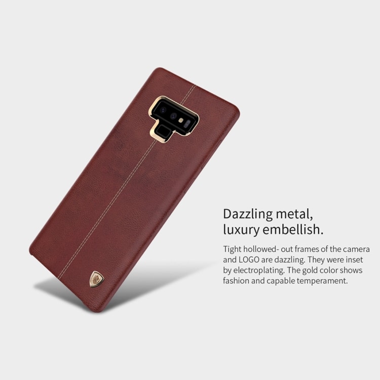 NILLKIN Englon Kunstlædercover Samsung Galaxy Note 9 Sort