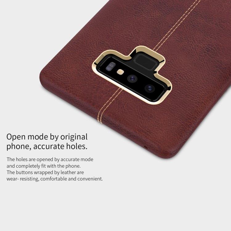 NILLKIN Englon Kunstlædercover Samsung Galaxy Note 9 Sort