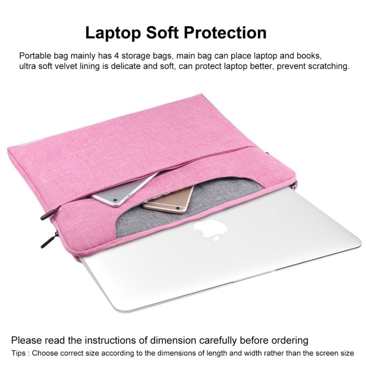 HAWEEL 15.6" Taske Foderal Laptop Rosa