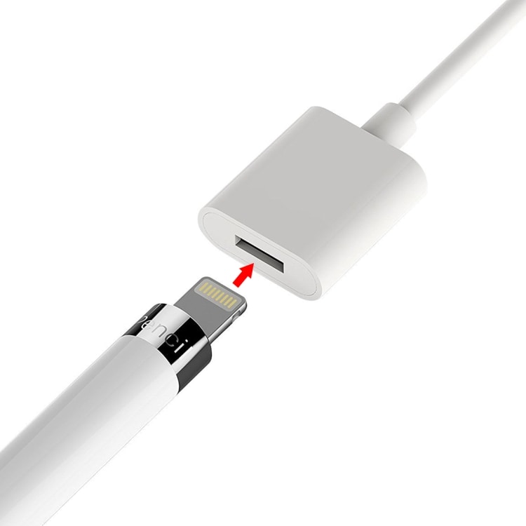 USB Ladekabel til Apple Pencil Hvid