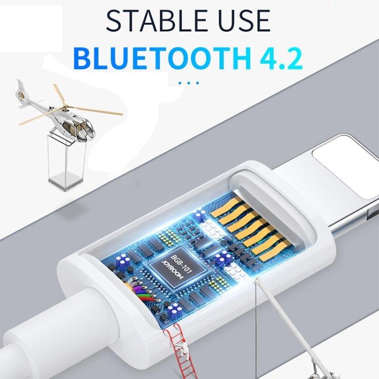 JOYROOM JR-EP2 Trådet Bluetooth Headset iPhone Hvid