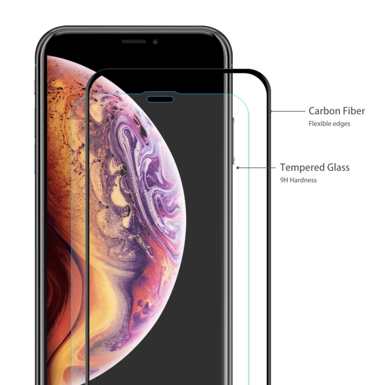 Tempereret Skærmskåner 0.2mm 9H 3D iPhone XR 5-pak