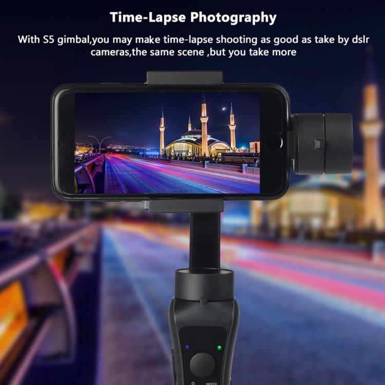S5 3-Axis Gimbal Stabilizer Smartphone