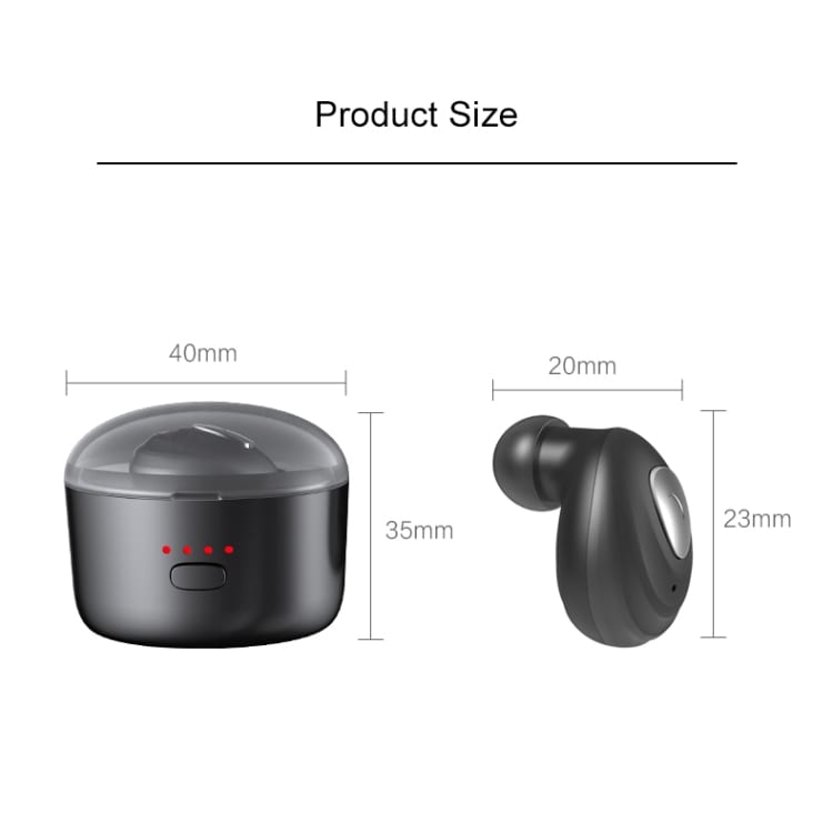 K3 Mini Mono Bluetooth Headset Sort