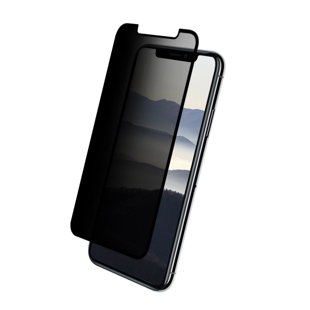 Eiger Privacy Skærmskåner Glas iPhone XS/X Klar/sort