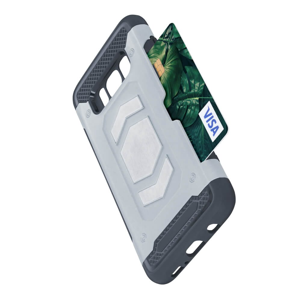 Defender Magnetic Case iPhone XR Sølv