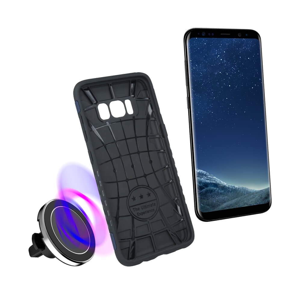 Defender Magnetic Case Samsung Galaxy S9  Mørkeblå