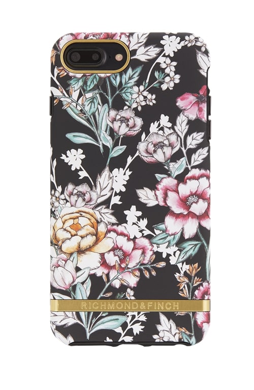 Richmond & Finch Black Floral cover til iPhone 6/6s7/8 Plus