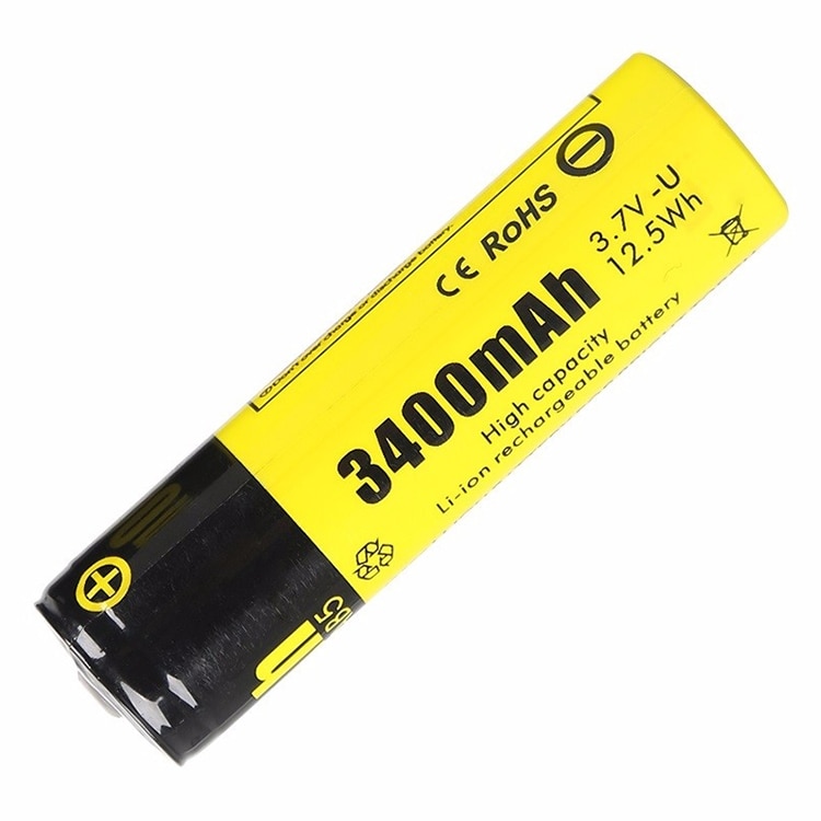 SupFire AB5 Batteri 3400mAh 18650 Opladeligt
