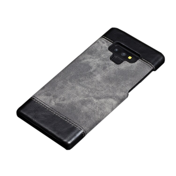 Denim Bagcover Samsung Galaxy Note 9 Grå