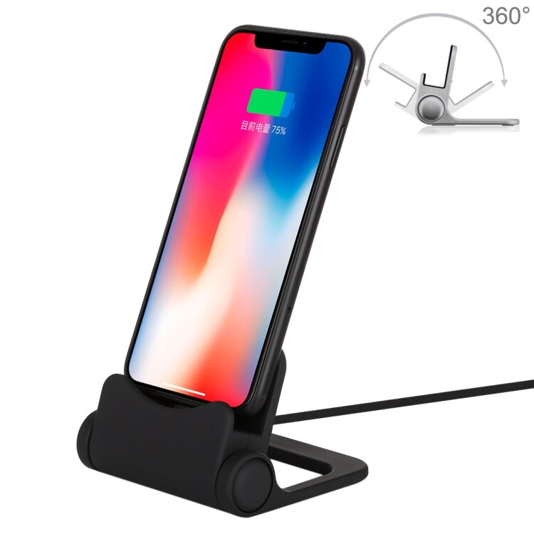 Lade & Syncstation + Stativ for iPhone XR / XS / XS Max / 8 / 7