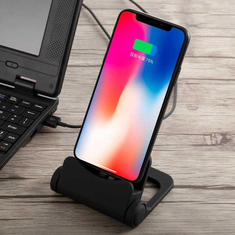Lade & Syncstation + Stativ for iPhone XR / XS / XS Max / 8 / 7