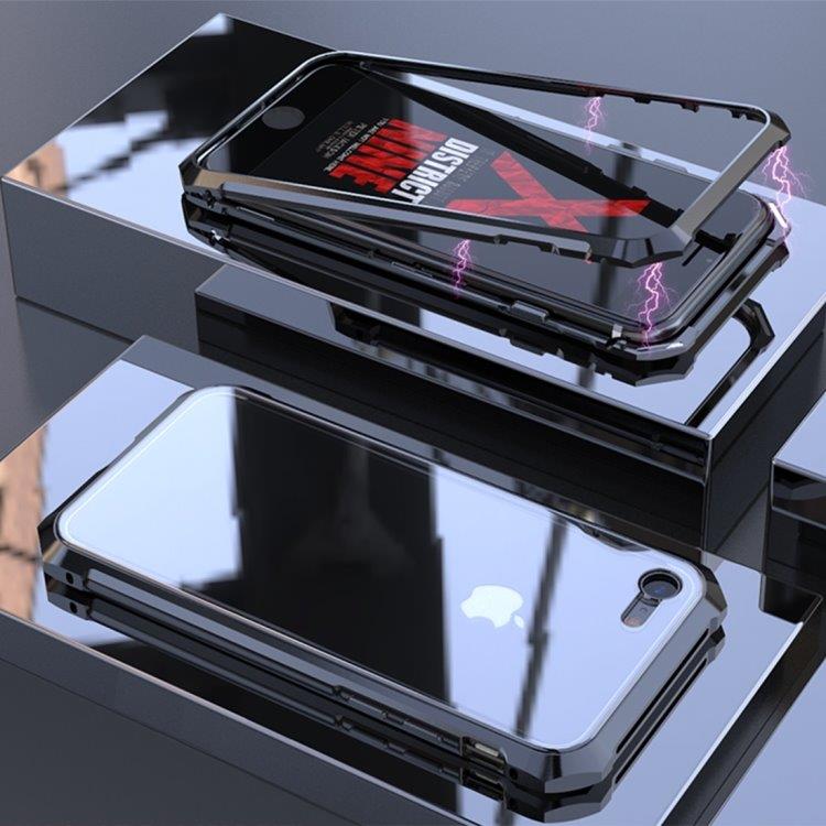 Magnetisk Tempereret Skærmskåner Ramme iPhone 8 & 7 Sort