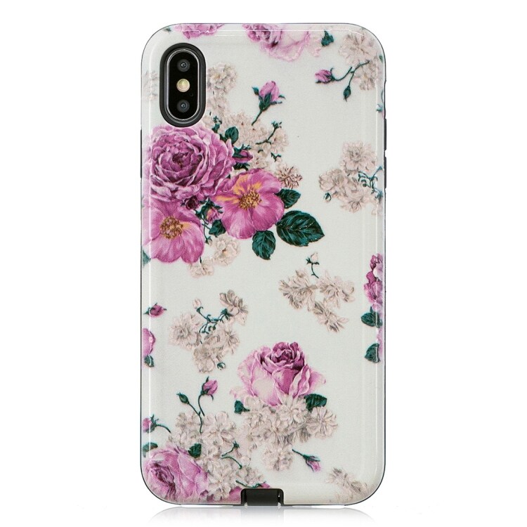 Beskyttelsesfoderal TPU Roser iPhone XS Max