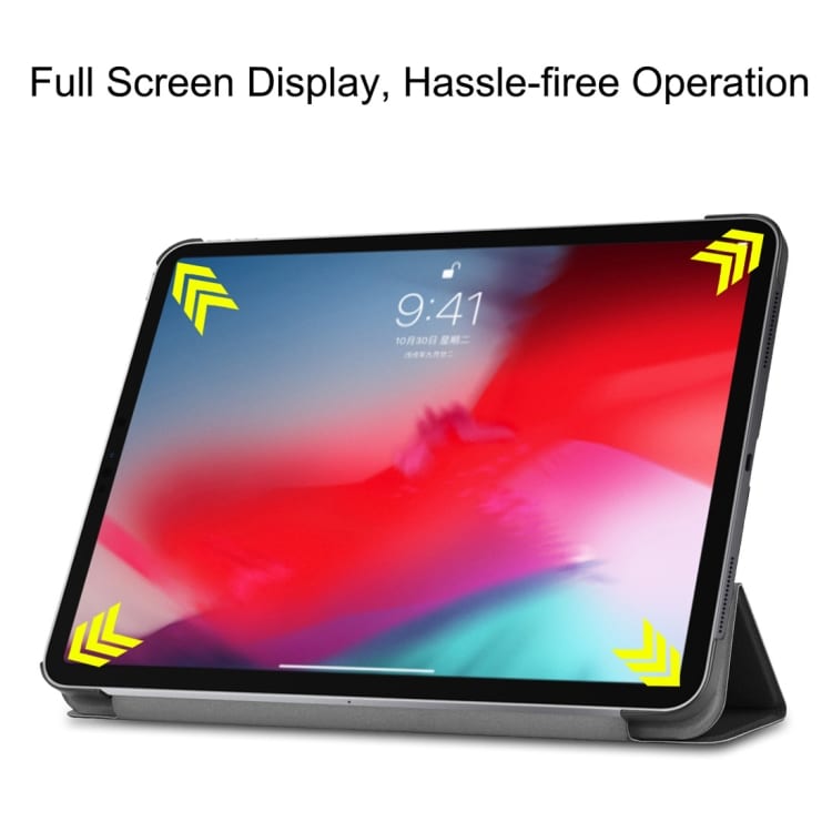 TriFold Custer Foderal iPad Pro 11  2018 Sort
