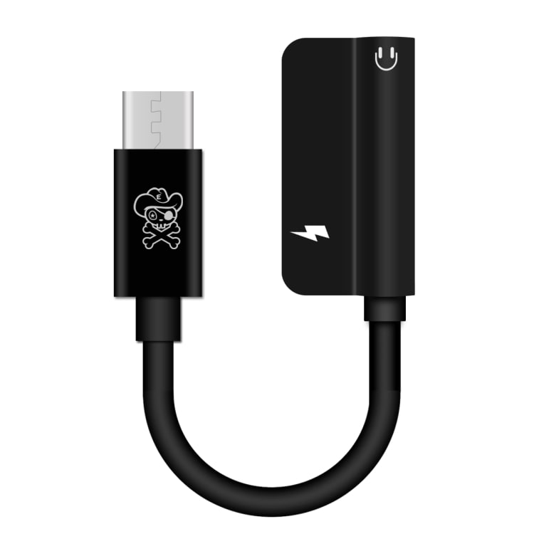 ENKAY Lyd- & Ladeadapter USB-Type C til USB Type C og 3,5 mm - på 24hshop.dk