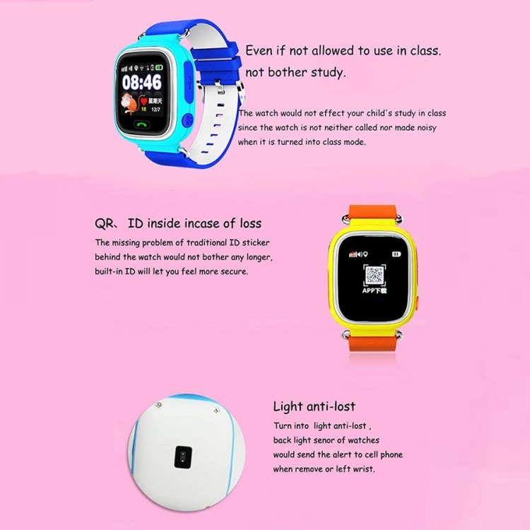 Q90 Smartwatch for Børn Orange