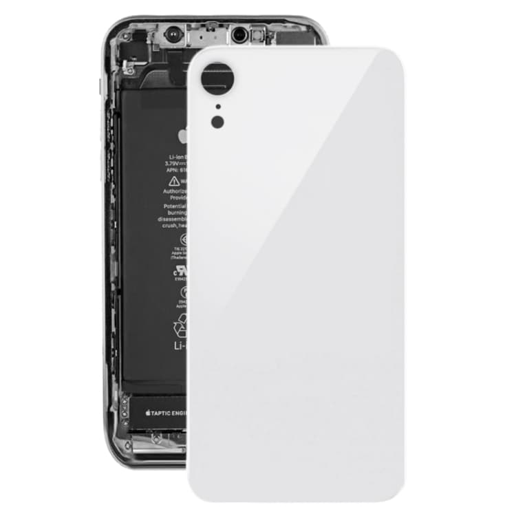 Bagstykke Reservedel iPhone XR Hvid
