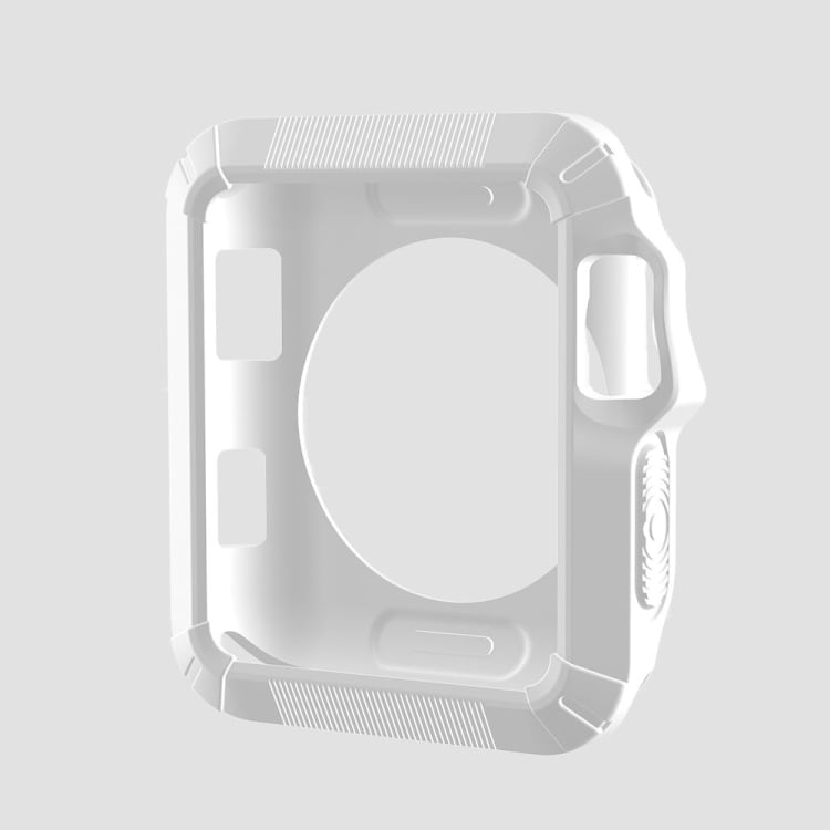 Beskyttelsescover TPU Apple Watch Series 3 & 2 & 1 42mm Hvid