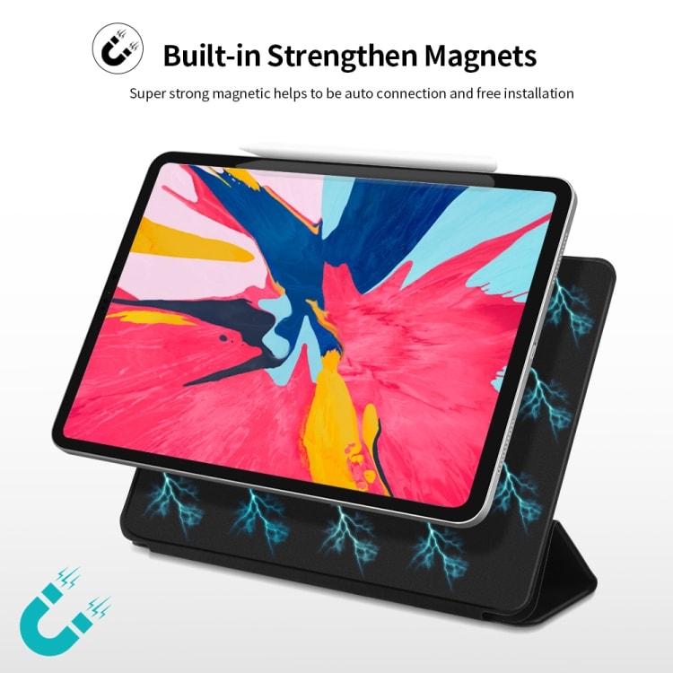 Trifold Magnet Foderal iPad Pro 11"  2018 Sort