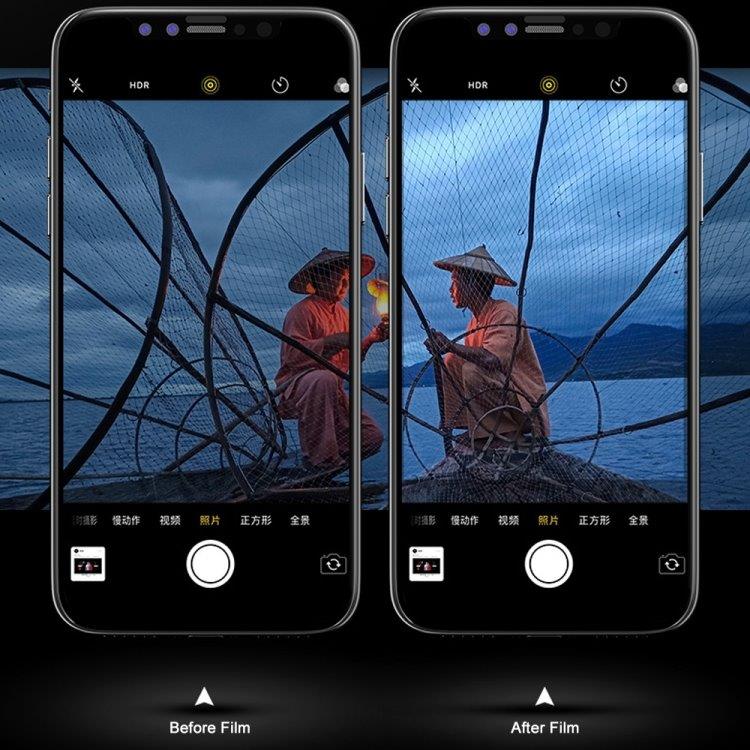 Tempereret Linseskåner Q 0.2mm 9H 2.5D iPhone XS Max