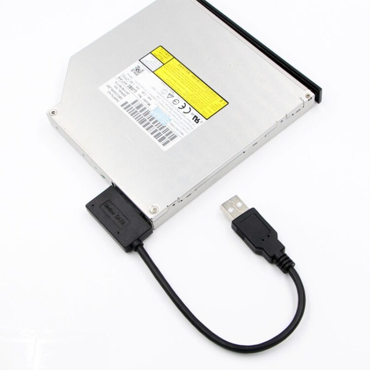 Adapterkabel USB 2.0 til 7+6Pin Slimline SATA