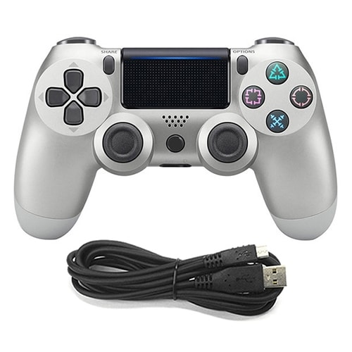Doubleshock 4 spillekontrol til Sony Playstation 4 / PS4 - Kabel tilsluttet