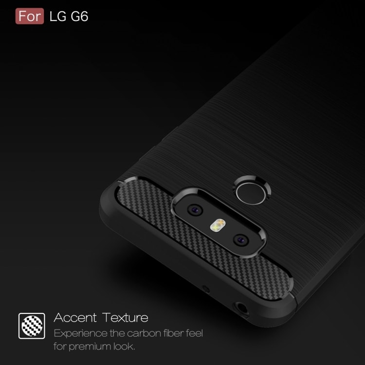 Schockproof Karbon-cover LG G6