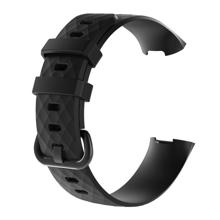 dom Ambassade afsnit Silikonerem Fitbit Charge 3 - Sort - Køb på 24hshop.dk