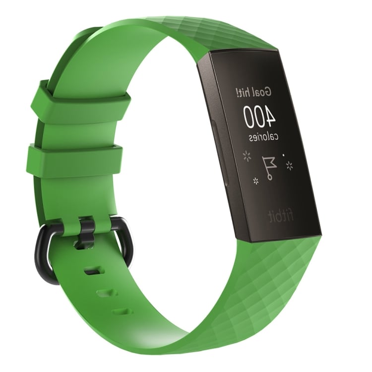 Silikonerem Fitbit Charge 3 - Grøn