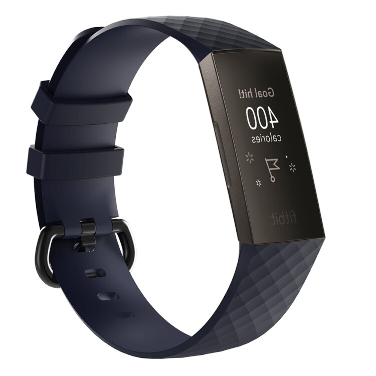 Silikonerem Fitbit Charge 3 - Blå