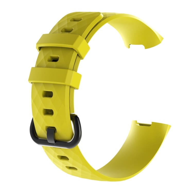 Blød rem Fitbit Charge 3 i gul farve