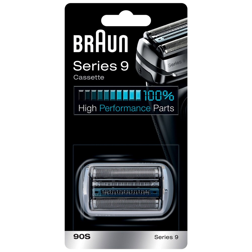 Braun 90S Barberhoved Sølv
