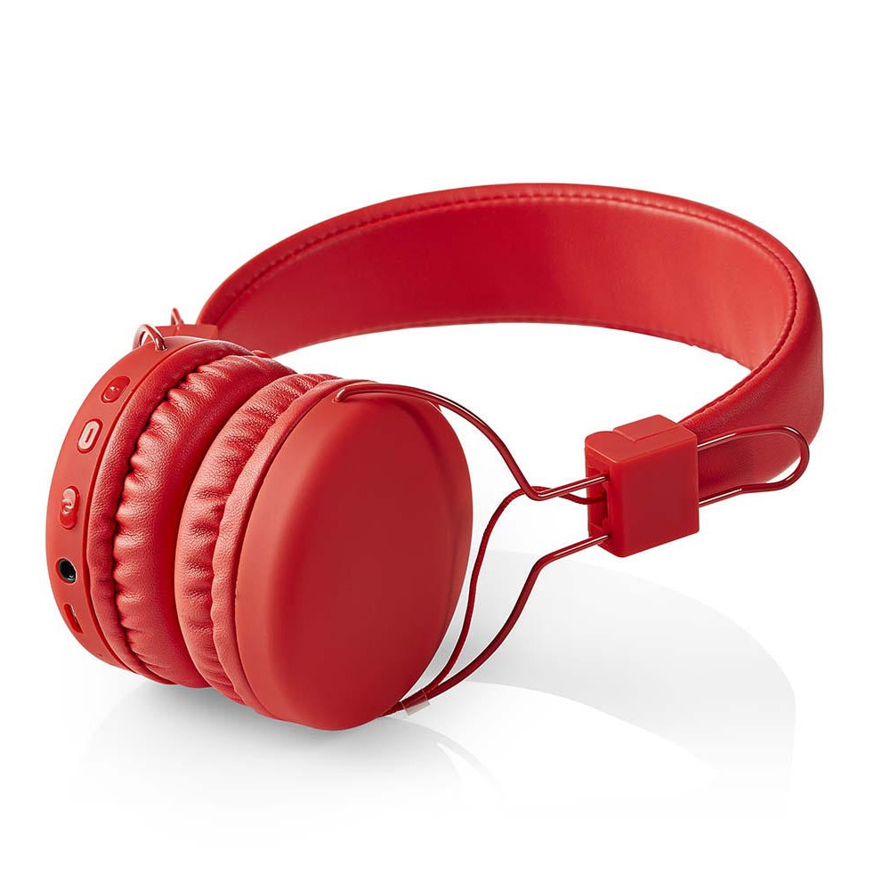 Nedis Bluetooth høretelefoner - On-ear , Rød