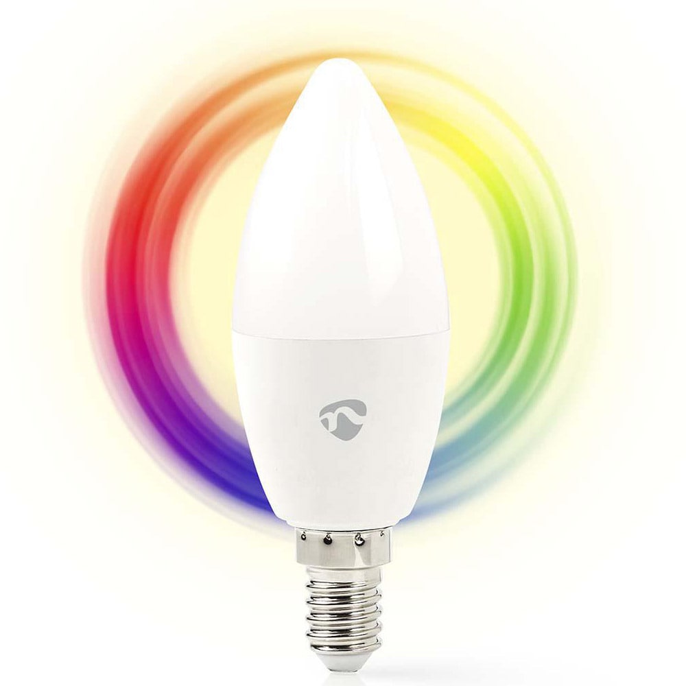 Nedis WiFi Smart LED-pære RGB E14