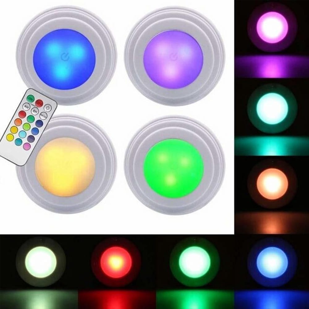 Grundig Spotlights LED RGB med fjernkontrol