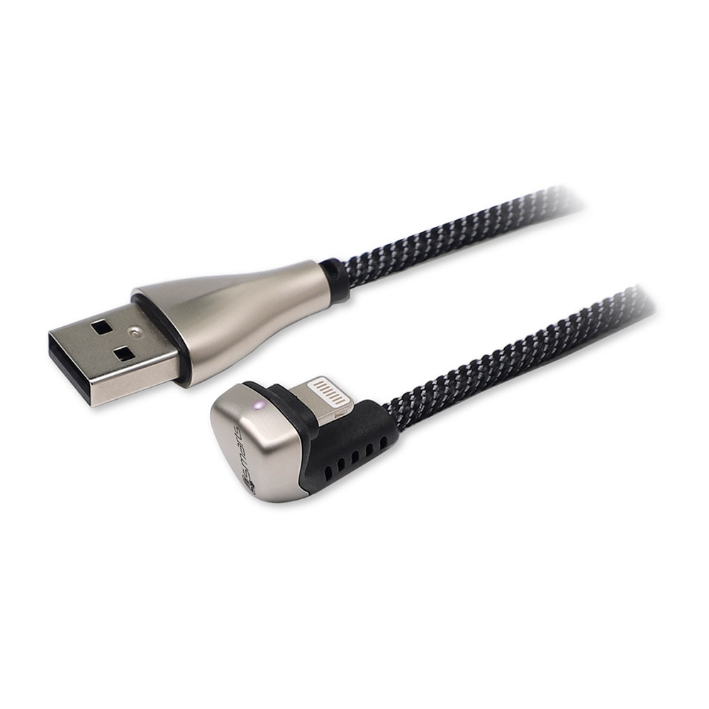 Vinklet Lightningkabel / ladekabel/ usb-kabel