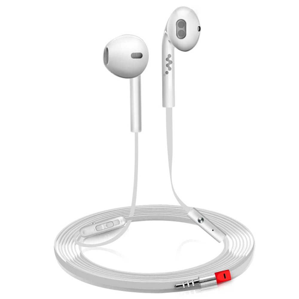 In-Ear Pods Headset med Mic - Hvid