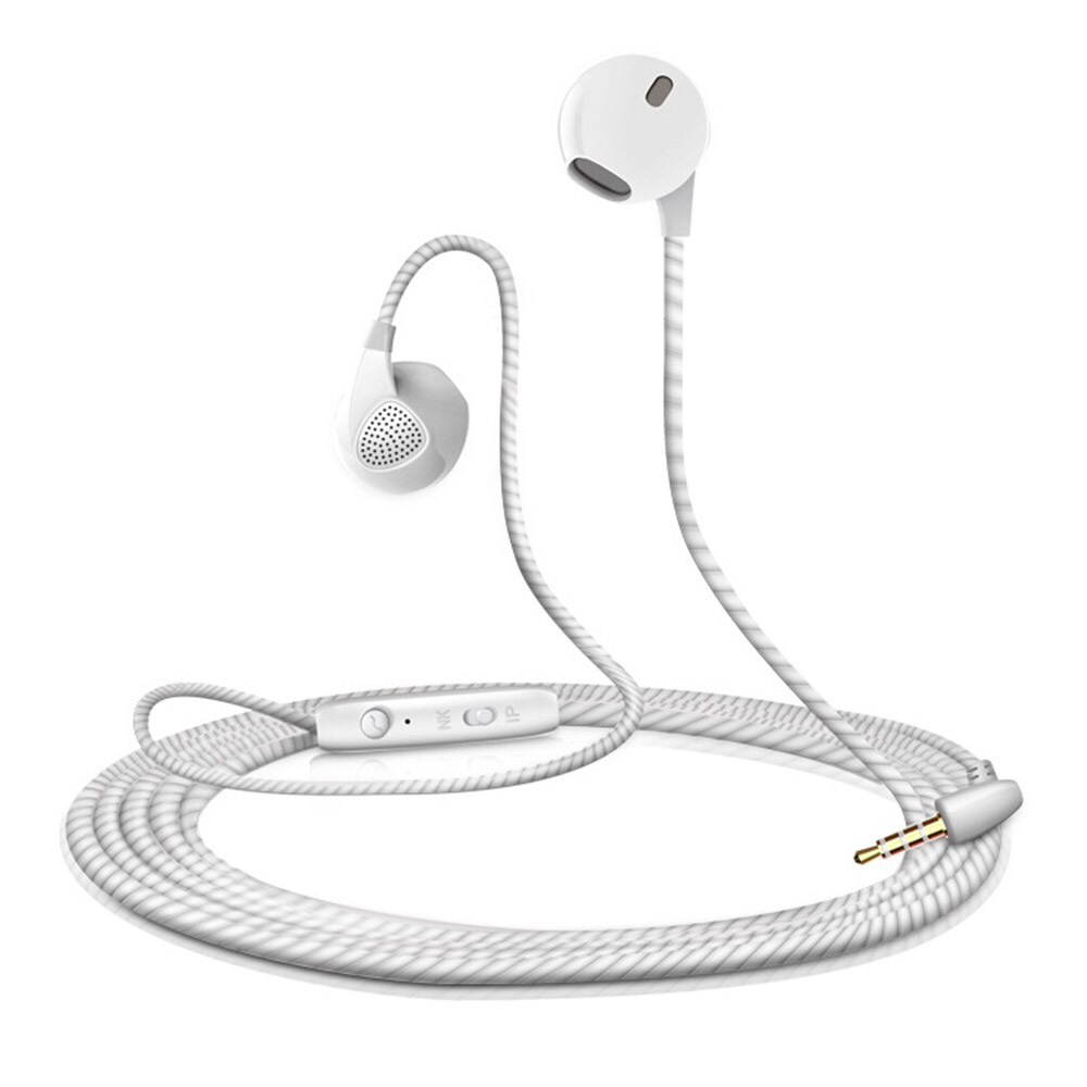 EarPlugs Headset med Mic - Hvid
