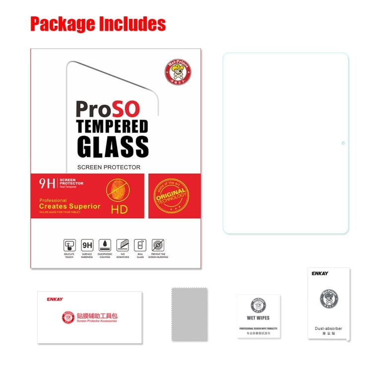 ENKAY Skærmskåner i 0.33mm Tempereret glas for Huawei MediaPad T5 10.1"tum