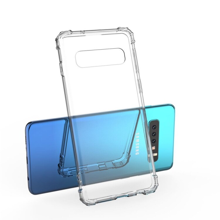 Stødbeskyttende transparent Cover i TPU til Galaxy S10