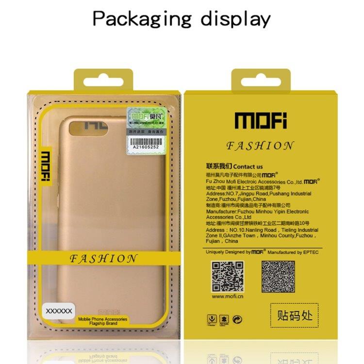 Guldfarvet Ultratyndt MOFI Cover - Samsung Galaxy S10 Plus
