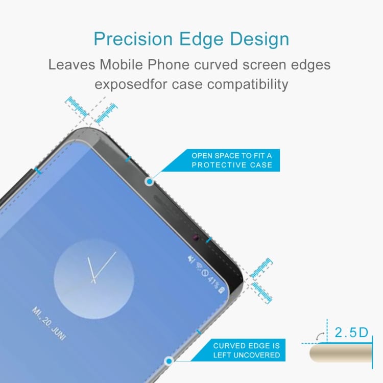 9H Tempereret 0.26mm Glas-Skærmskåner for Samsung Galaxy S10+