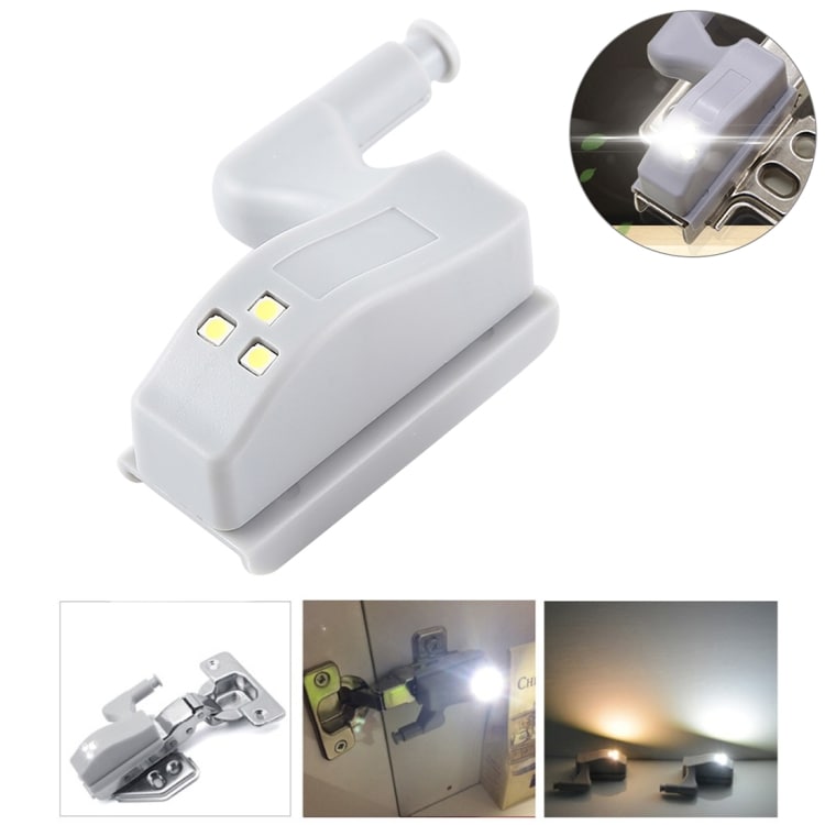 LED Sensor Skabsbelysning/ dør garderobelampe hvid