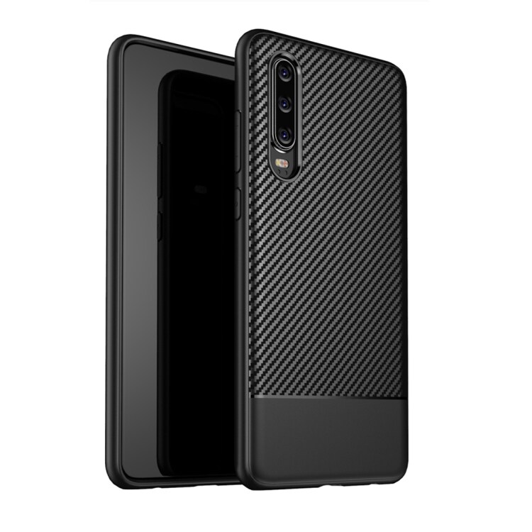 Lewei Series TPU Beskyttelsescover for Huawei P30 sort