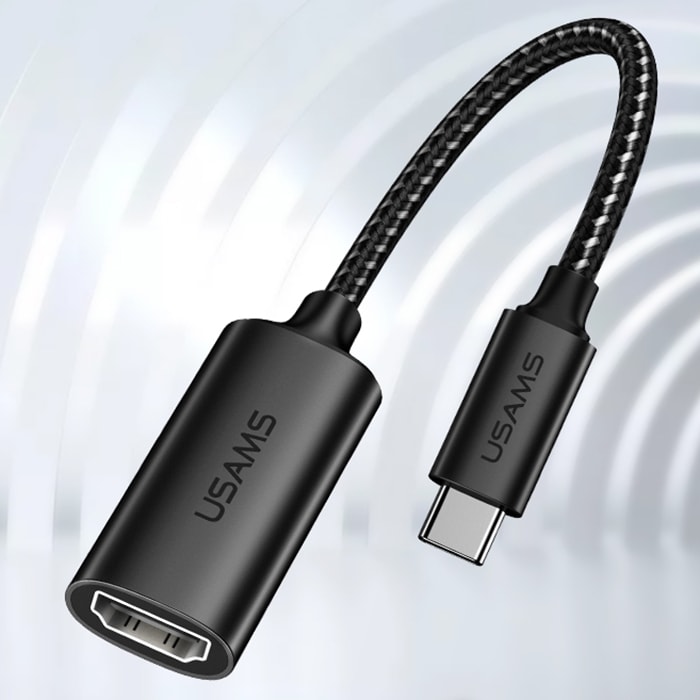 Adapter USB-Type C -> HDMI 2.0 HD Han + HDMI Hun -> USB-Type C