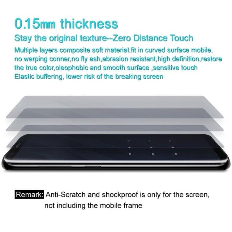 2-pack 0.15mm Fuld skærmskåner Samsung Galaxy S9