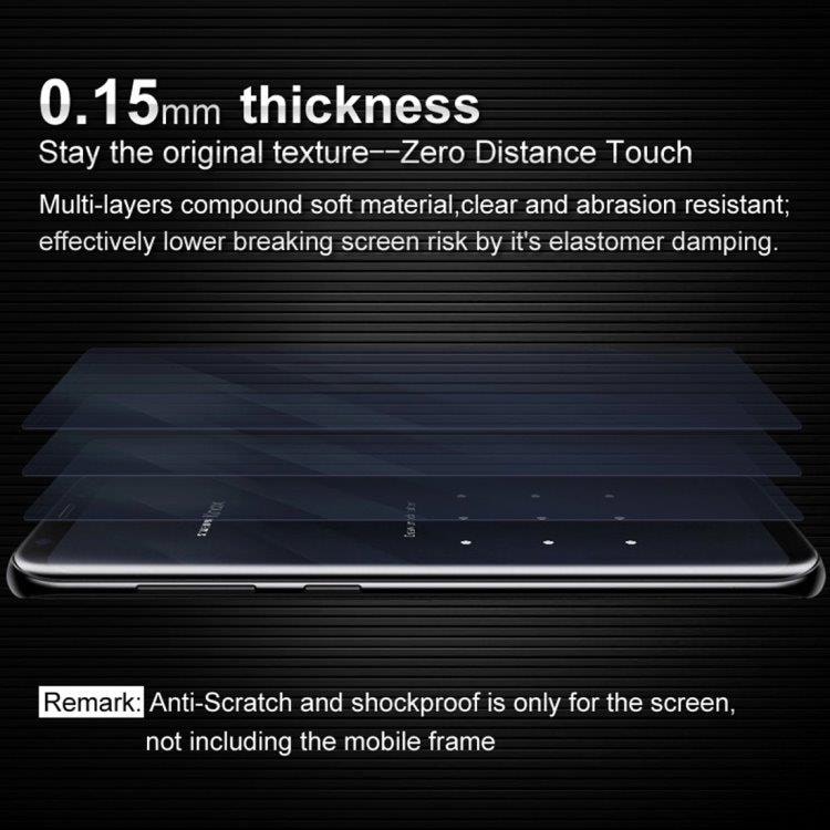 2-pak 0.15mm Helskærmsskåner Samsung Galaxy A8 Plus -2018