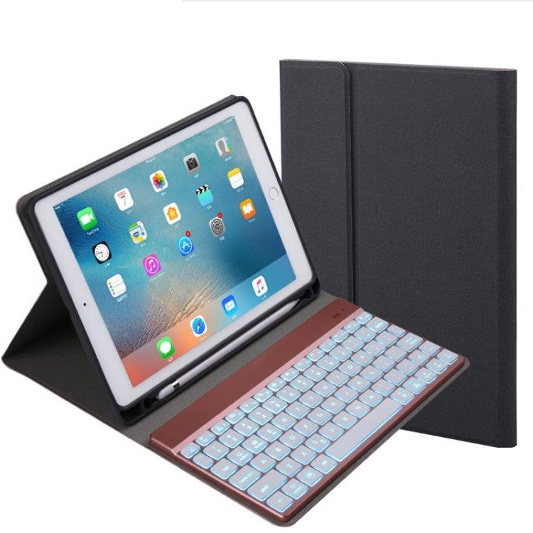 Foderal til  iPad Pro 9.7 ", iPad Air, iPad Air 2 - Aftageligt tastatur LED