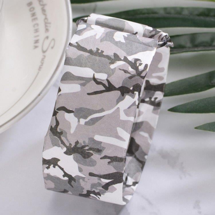 Vandafvisende smart Papir-ur - Grå Camouflage